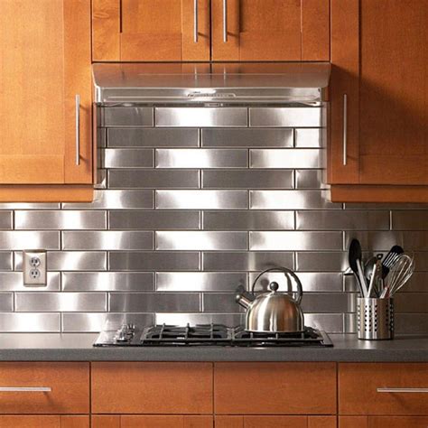 stainless steel backsplash tiles lowe's